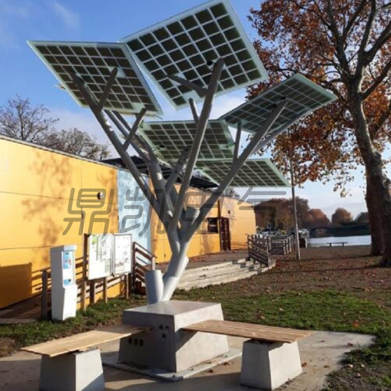 DDK solar tree with sitting bench