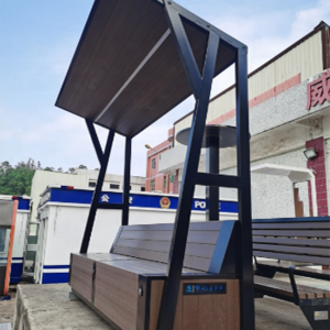 DDK Fashion design  Intelligent Outdoor Wifi Charging Advertising Solar Benches for parks