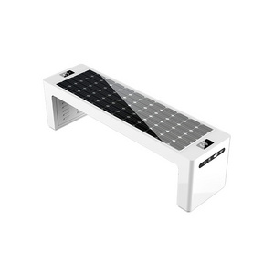 Solar Smart Bench USB Port Low Carbon Photovoltaic Charging Wpc Manufacturer