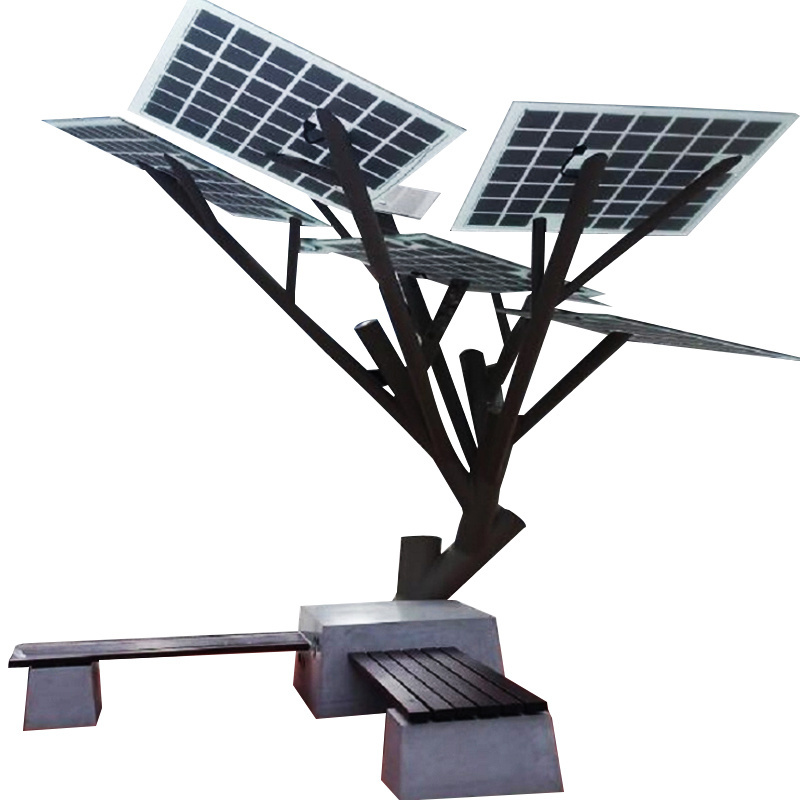 DDK solar tree with sitting bench