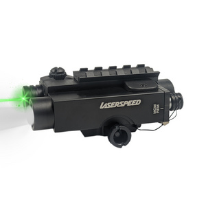 LASERSPEED LS-CL4 Green Laser Sight and LED Flashlight Combo with Pressure Switch