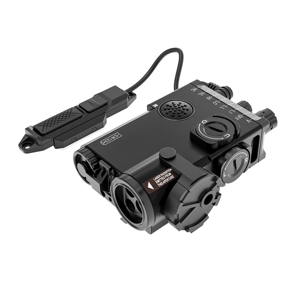 High Quality Laserspeed M6 Red and IR Aiming Laser and Infrared Laser Flashlight Combo with Pressure Switch