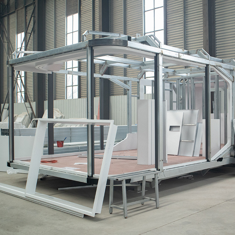 mini clear Container Casas Customized Prefab Sunrooms Modular Travel Trailers Mobile House Made In China