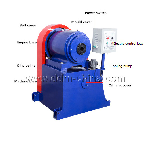 Hot Selling stainless steel / carbon steel / aluminum Pipe End Reducing tube tapering machine