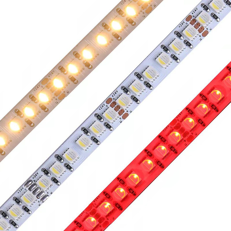 High Cri 95 RGBW RGBWW Led Strip Light SMD 5050 120 leds Stripe Tape Streifen 12V 24V RGBWW RGBW Led Strip With 3 Years Warranty