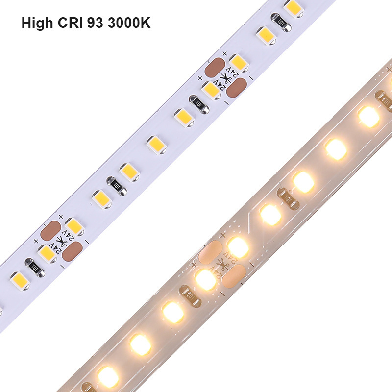 High Cri 90 95 97 2835 2700K 3000K 4000K 5mm 8mm 10mm 60 120 180 240 60led 120led 180led 240led 12V 24V SMD 2835 Led Strip Light