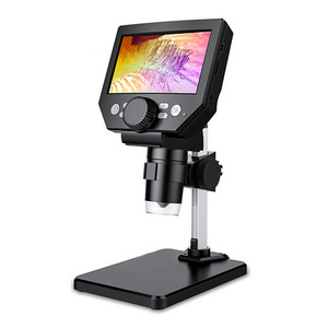 5.5" LCD Digital Microscope 1000X 1080P Coin Microscope Magnifier with Stand Soldering Microscope for Electronics Repair