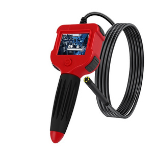 Inspection Borescope 2.4 inch Color LCD Endoscope Camera IP67 Waterproof Semi-Rigid Snake Camera With 6 LED for Car Engine