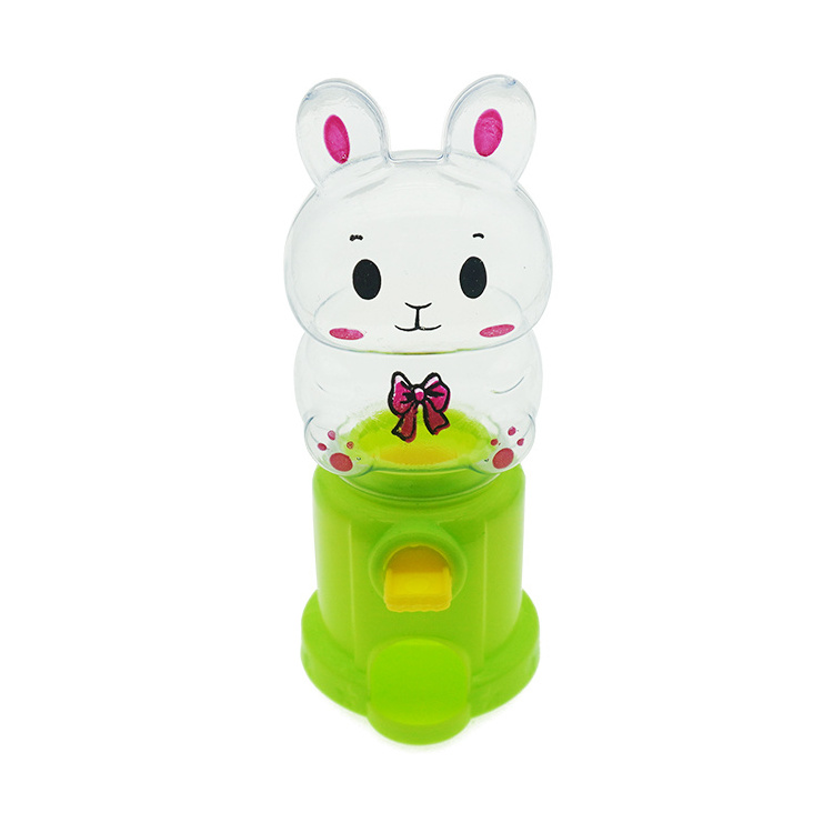 Mini Rabbit Candy Dispenser Plastic Candy Container For Kids Toys