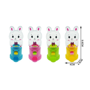 Mini Rabbit Candy Dispenser Plastic Candy Container For Kids Toys