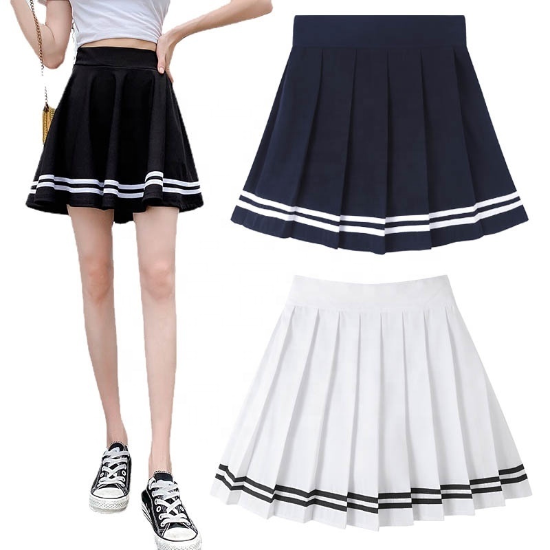 Girls Womens A Line Pleated Mini Skirts Cute School Outfits Cheer Uniform Tennis Skort Golf Shorts Plaid Dress Skater Skirt