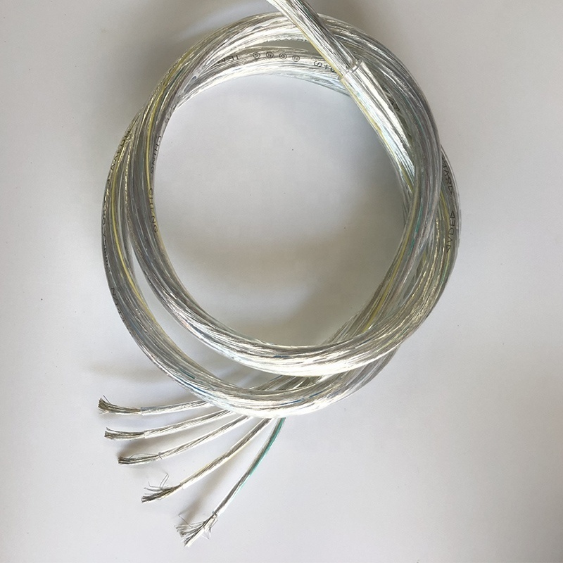 Power Cables Clear 2 3 5 Core 0.75mm Electric Cord Transparent PVC Insulated Electrical Copper Wire for Glass Pendant Light