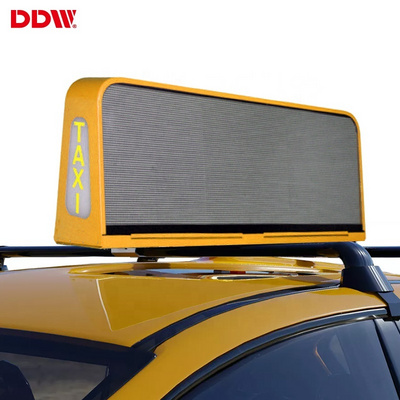 Car advertising led screen roof sign taxi top led display