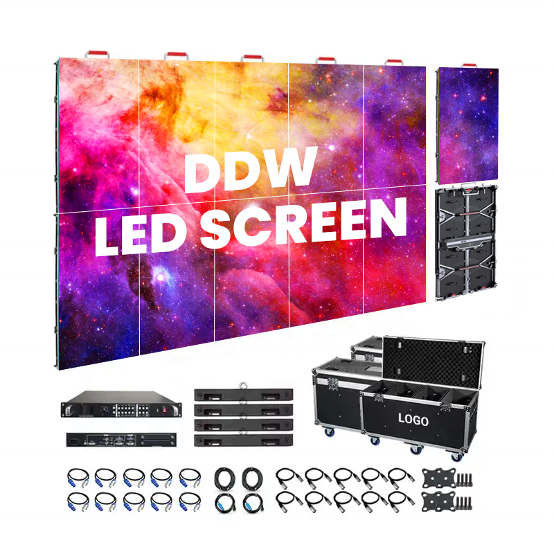 Reliable Quality High Pixel Portable Rental Video Wall display High Gray Hub-board P2.6 P2.9 P3.91 Indoor Led Screen For Events