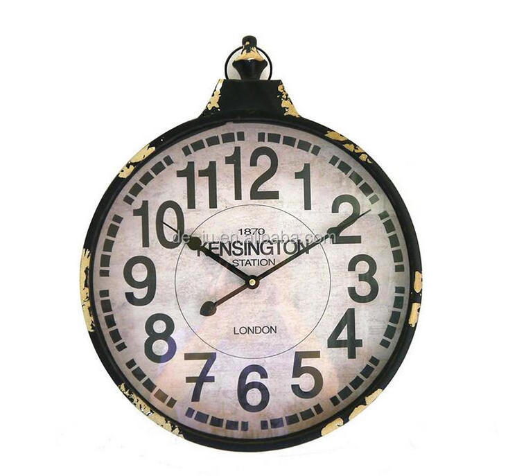 Wholesale household Cheap New Black Classic Hanging Clock Mechanism