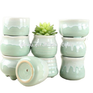 Wholesale Decorative Pots Ceramic Flower Cream Glazed China Ceramic Vase