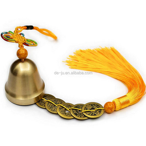 Wholesale Multicolor Metal Chinese Copper Tassel Feng Shui Wind Chimes