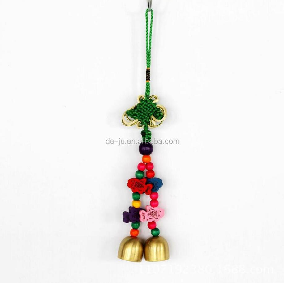 NEW Hot metal wind chime gift Wood Beads Strap Cheap Mini Wind Chimes