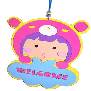 Promotion Gift New Design Cheap Lovely Design Welcome Hanging EVA Door Decoration