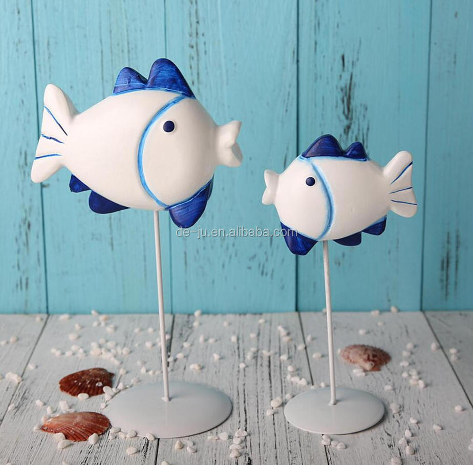 Craft Decoration Wholesale Custom Merry Christmas Tabletop Decoration Wooden Fish Craft