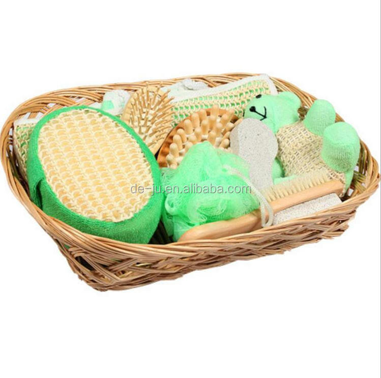 Eco-friendly bathroom hand made Cheap Square Green Bathroom Accessories Set