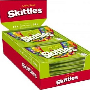 skittles candy 38g/ Skittles Fruits 14x38g