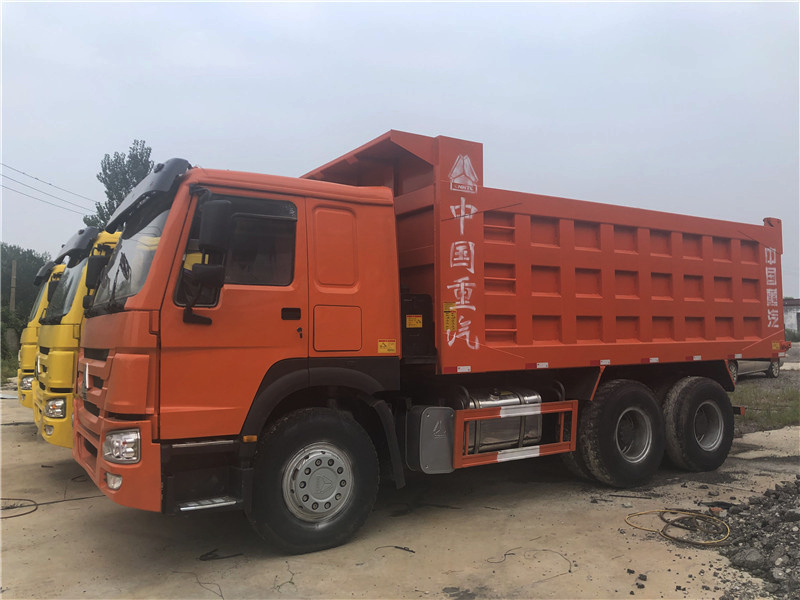 Camion Tipper Benne Howo Ton China Sale A7 12 Roues 20 ton 6X4 Tractor Power Used Dump Truck For Kenya