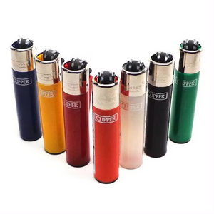 Hot Sale Wholesale Price Gas Windproof Custom Logos Funny Top-grade Slant Torch Lighter  Refillable Cricket Lighters