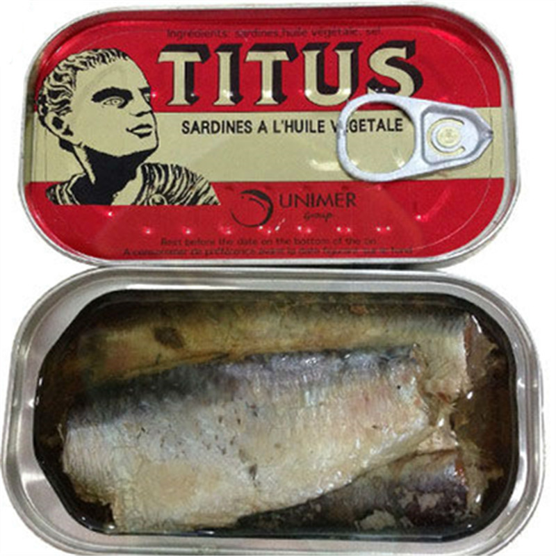 High quality sadine canned sardines fish with pepper /cheap canned sardines sardines in vegetable oil