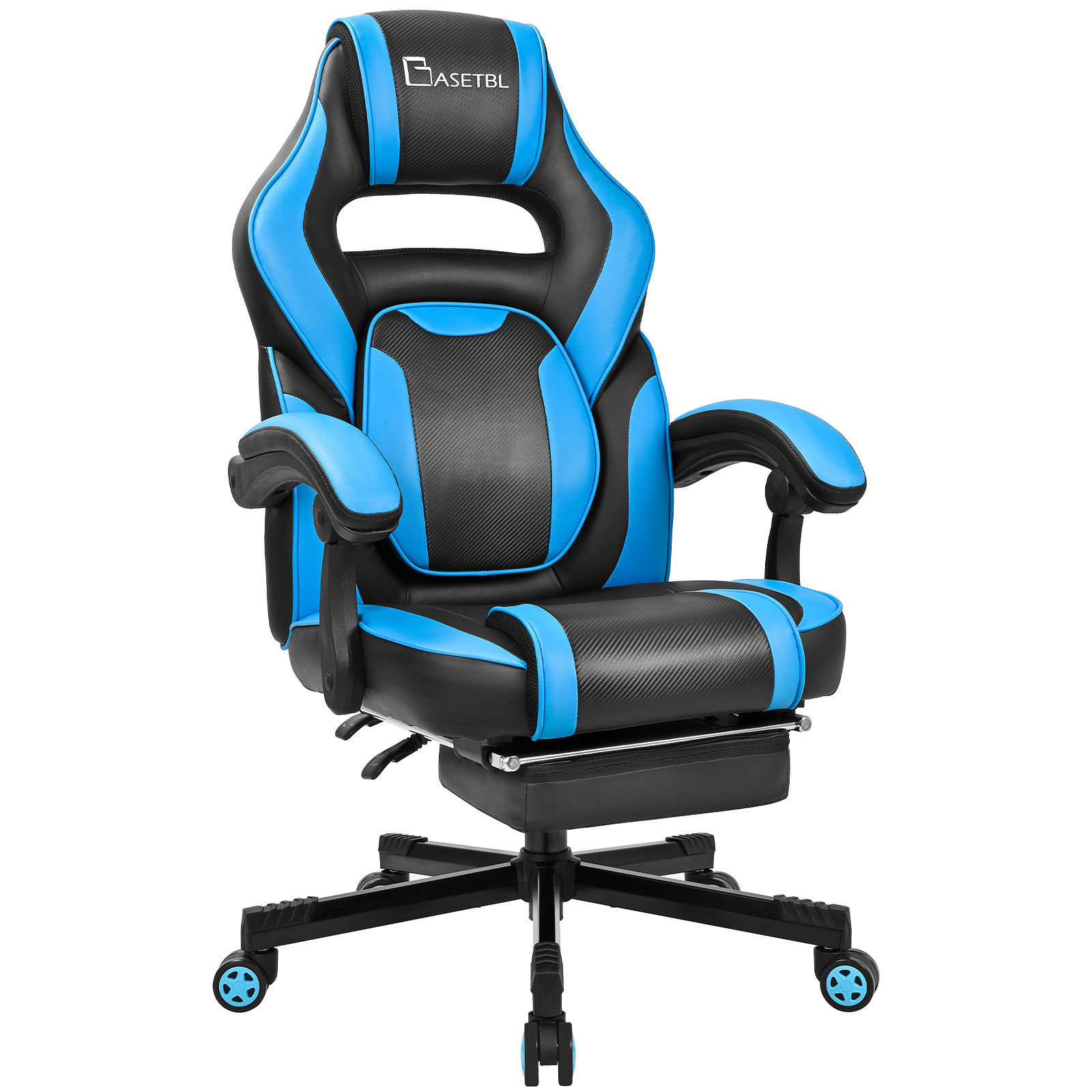 EFU-F009 Gaming Chair Executive Sport Office PU Leather Chair With Footrest Armrest Headrest Racing Chair