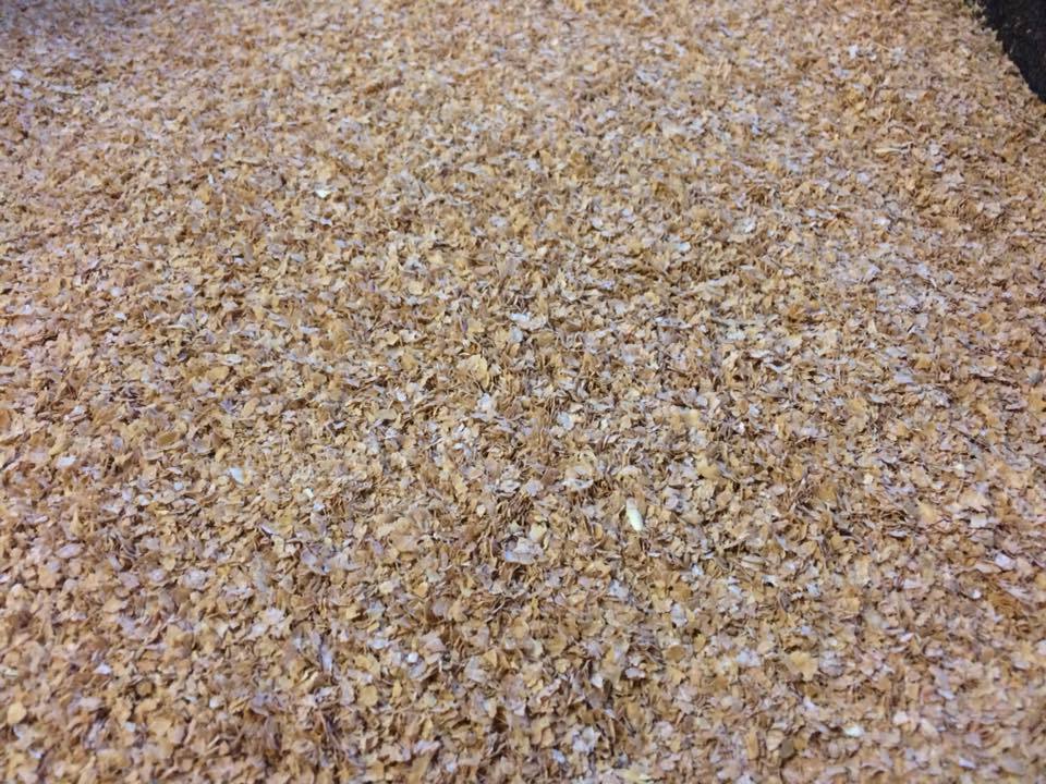 Certified wheat bran for animal feed