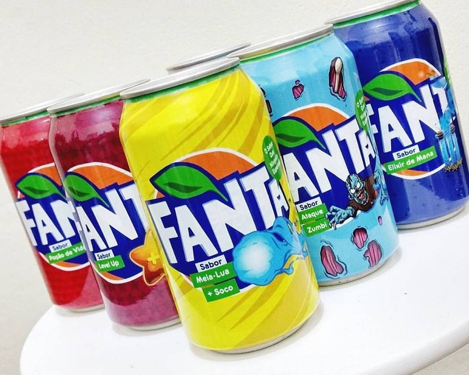 Fanta soft drinks /   exotic Fanta  /  Fanta Lemon