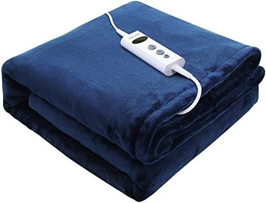 Electric Heated Throw Electric Blanket For Winter Low power consumption safety For   for pregnant women