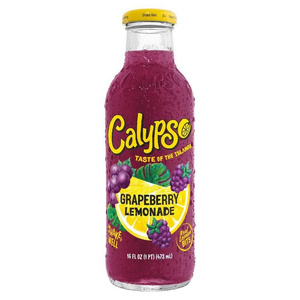 Calypso Grapeberry Lemonade 473ml Carbonated Drinks from US;1945 Normal 0.2 L Chocolate Fruity Bottle Box Packaging