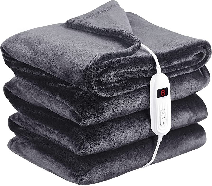 Electric Heated Throw Electric Blanket For Winter Low power consumption safety For   for pregnant women