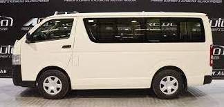 High Roof Used Cars Toyota Hiace Second Hand Mini Bus Gasoline 10 Seats Passenger Hiace Bus