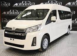 High Roof Used Cars Toyota Hiace Second Hand Mini Bus Gasoline 10 Seats Passenger Hiace Bus