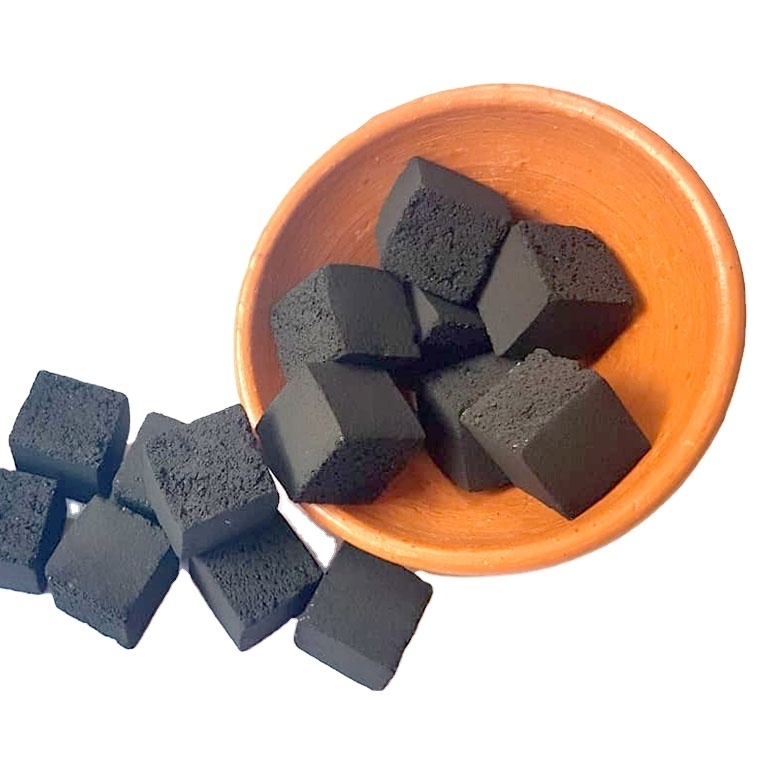 Factory wholesale coconut cube shell pure material shisha incense instant light hookah charcoal