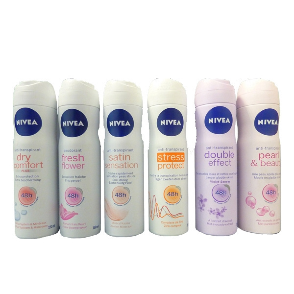 Professional Quality Nivea Deodorant body spray 150ml X6 bottles pack /Nivea Odor Eliminate Spray German Origin