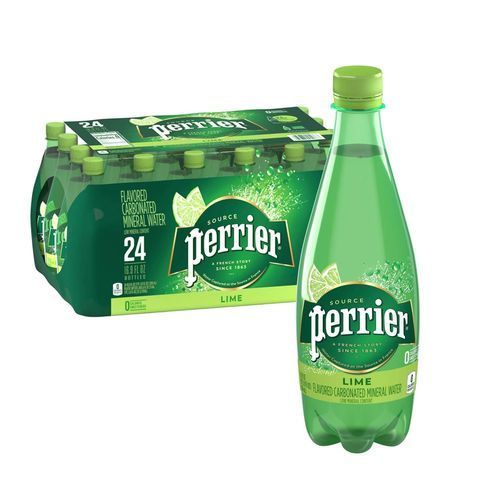 Spring Mineral Drinking Lemon flavor perrier mineral water