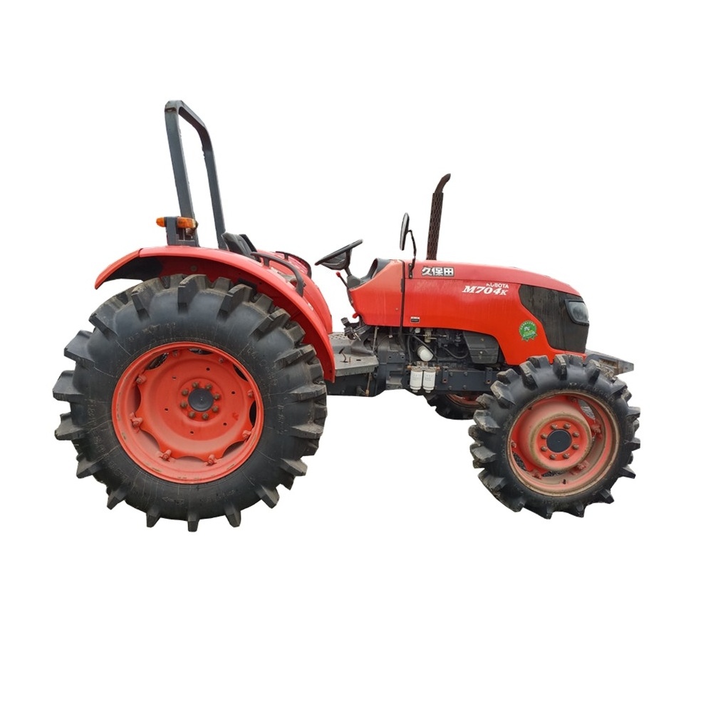 Japan second hand Kubota MX6000 tractor 4WD wheel used tractor Kubota L5460  with front loader