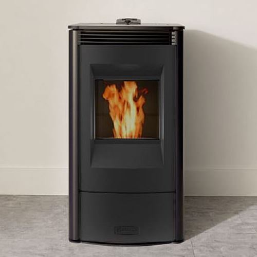 Free Standing Biomass Wood Pellet Stove With Back Boiler For Room Water Heating Radiators