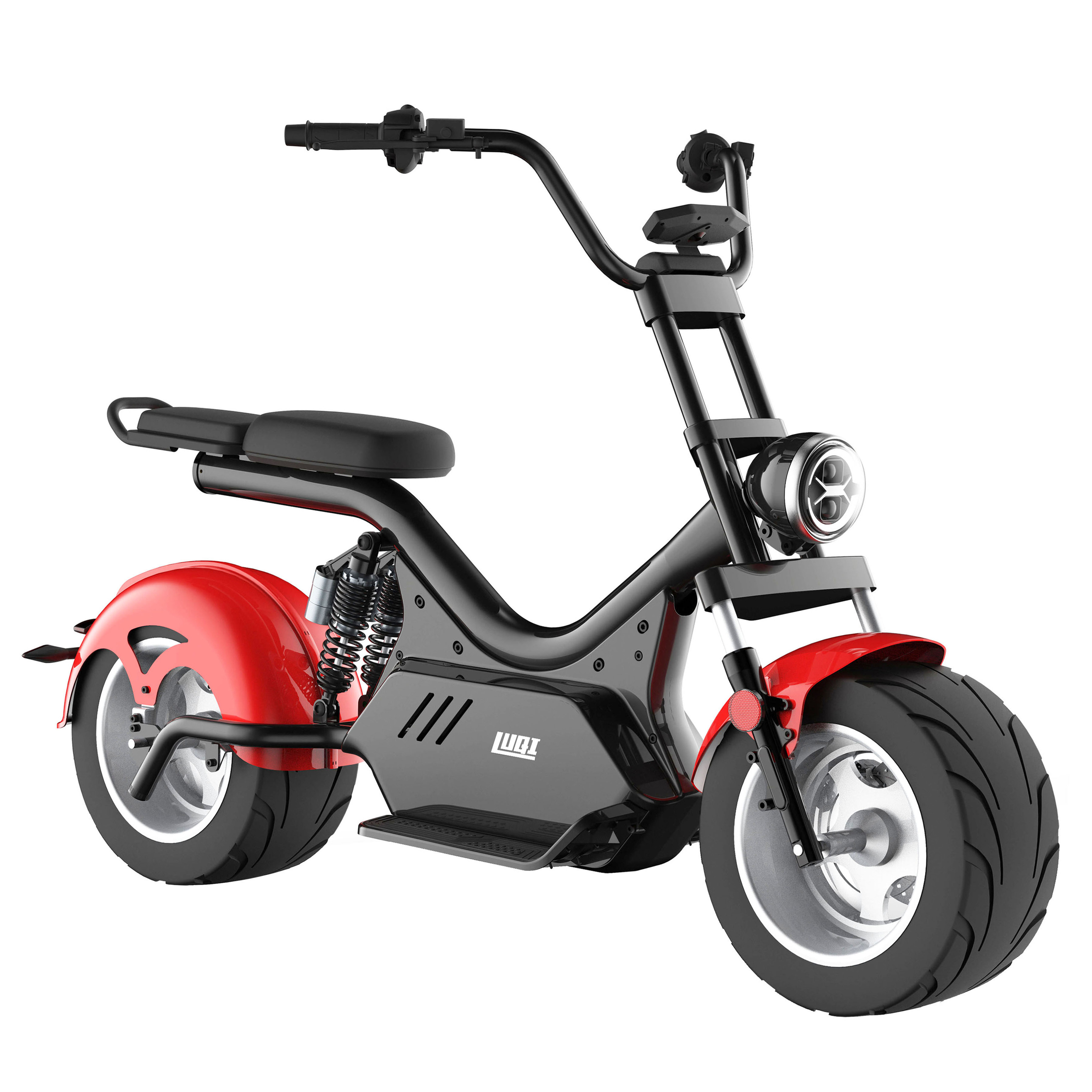 2000W Hot Sale E-Scooter Big Tire 2 Wheel Brushless Electric Motorcycle Scooter Electric Citycoco Scooter