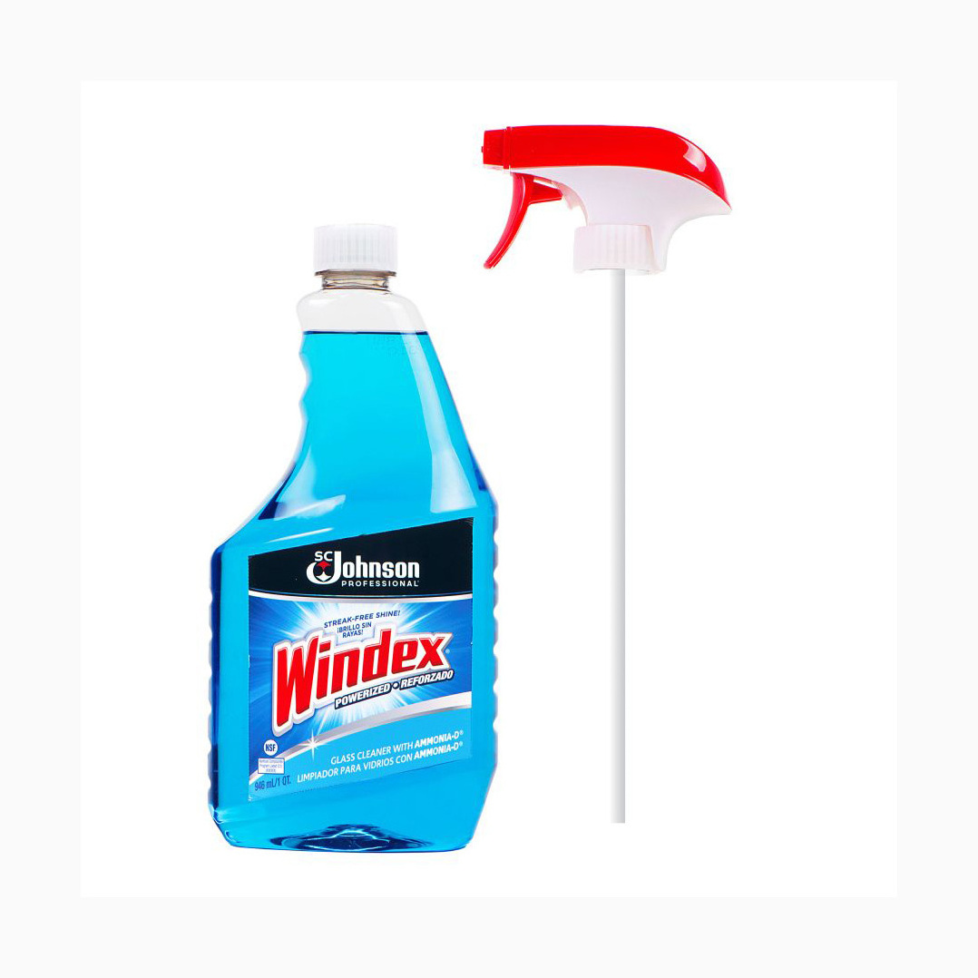 Windex Outdoor All-In-One Glass Cleaning Tool Starter Kit