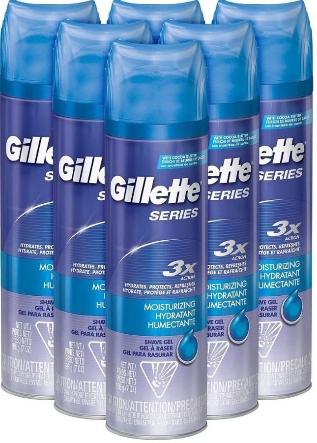 Antiperspirant Gillette and Deodorant for Men, Shaving Cream, Clear Gel, Cool Wave, 3.8oz wholesale