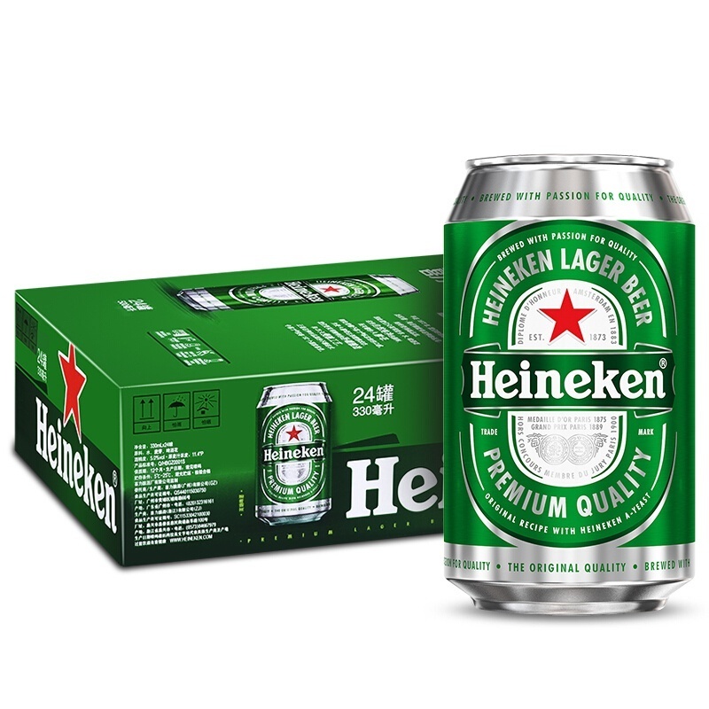 Premium Heineken Lager Beer