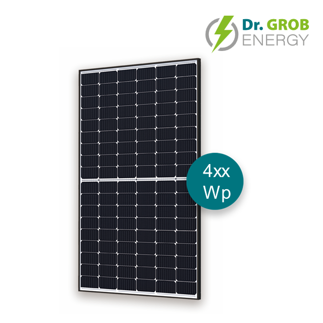 Quality Guaranteed Commercial Monofacial Half-Cell Solar Panel 405 Watt For Off-Grid Solar System DrGrob made in Germany product