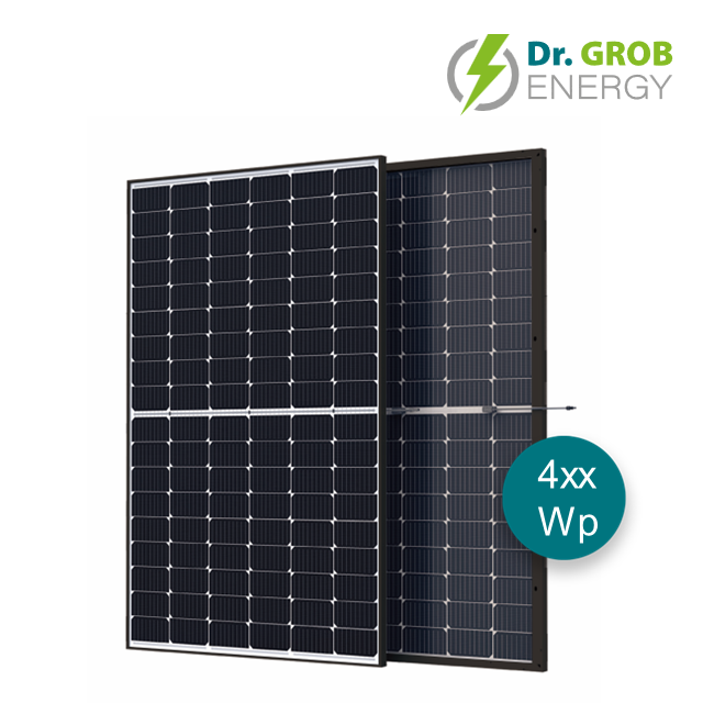 Quality Guaranteed Commercial Monofacial Half-Cell Solar Panel 405 Watt For Off-Grid Solar System DrGrob made in Germany product