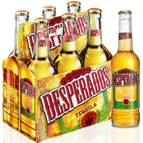 Desperadoss Tequila Lager Beer Bottles 3 x 330ml/Des.perados Tequila Flavored Beer