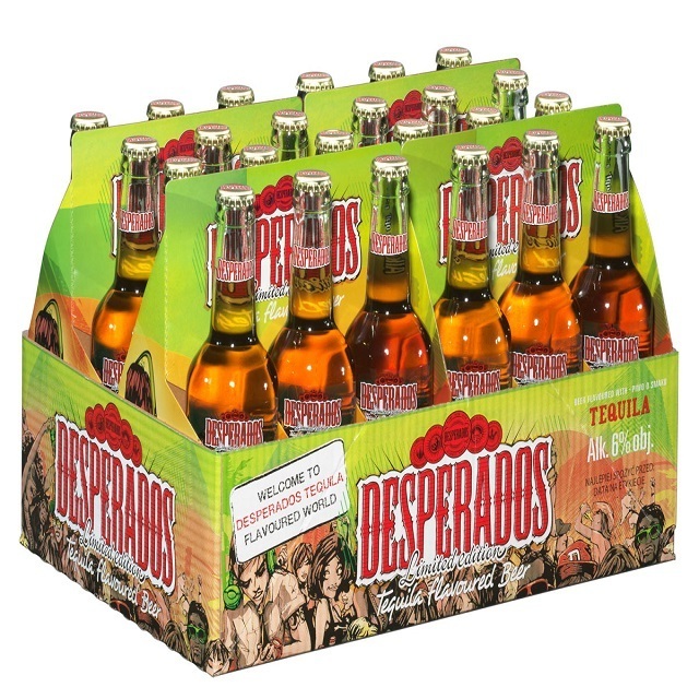 Desperadoss Tequila Lager Beer Bottles 3 x 330ml/Des.perados Tequila Flavored Beer